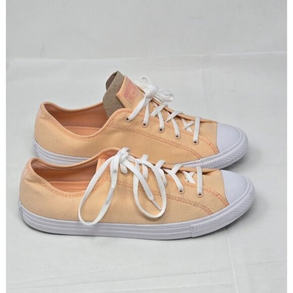 Converse All Star Low Top light orange Shoes Sneaker women's size 9 - Picture 4 of 8